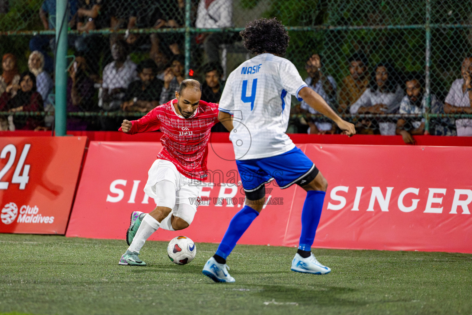 MMA vs CRIMINAL COURT in Club Maldives Classic 2024 held in Rehendi Futsal Ground, Hulhumale', Maldives on Friday, 6th September 2024. 
Photos: Hassan Simah / images.mv