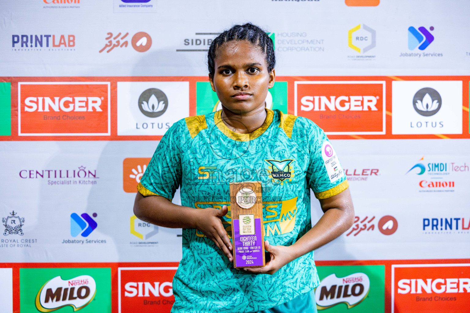 WAMCO vs POLICE CLUB in Eighteen Thirty 2024 2024 held in Rehendi Futsal Ground, Hulhumale', Maldives on Monday, 16th September 2024. Photos: Shu / images.mv