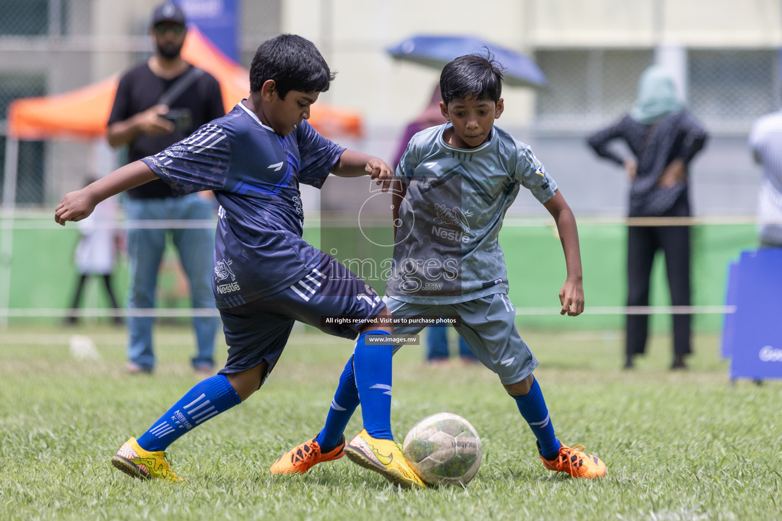 Day 1 of Nestle kids football fiesta, held in Henveyru Football Stadium, Male', Maldives on Wednesday, 11th October 2023 Photos: Shut Abdul Sattar/ Images.mv