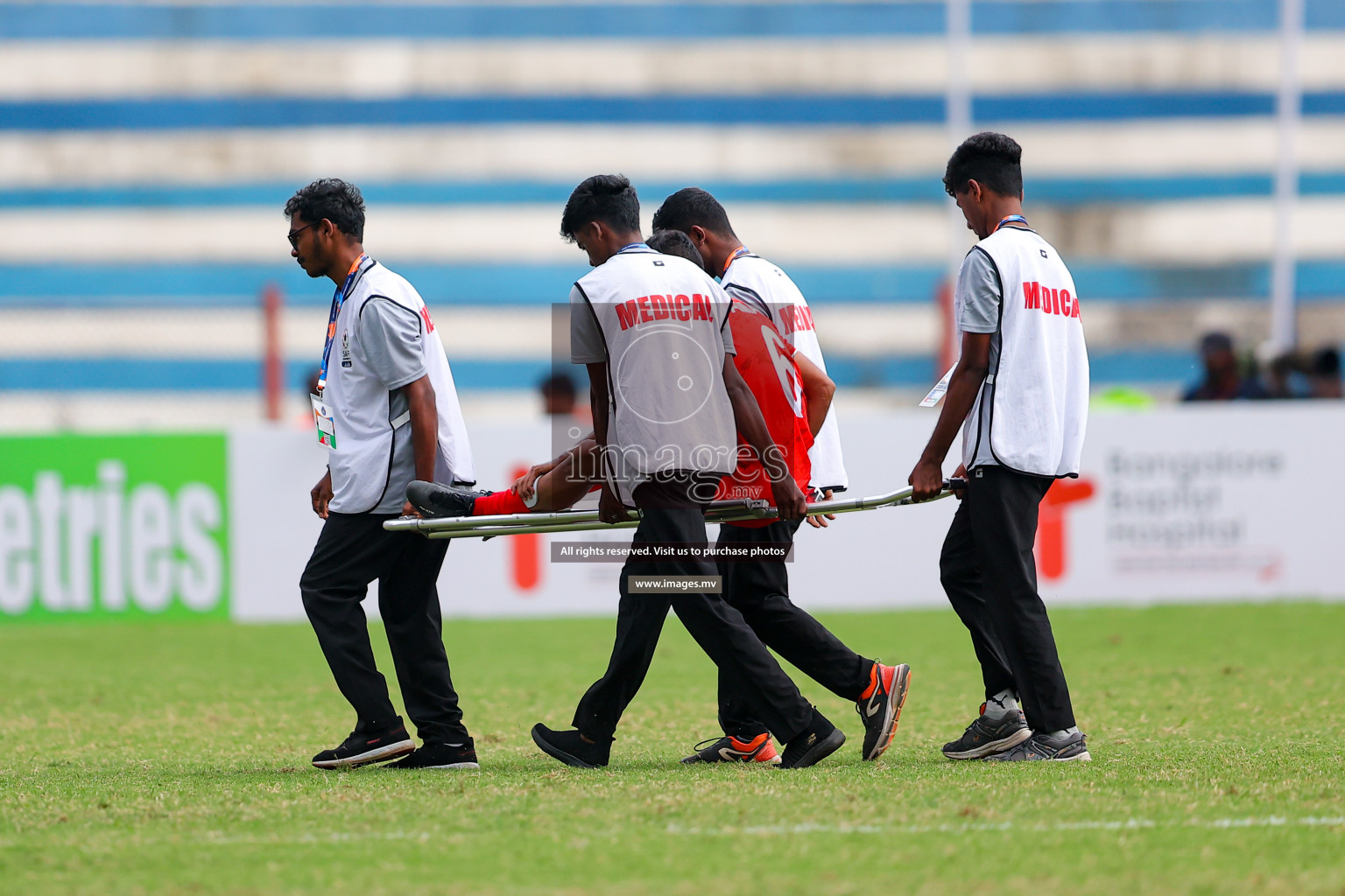 Kuwait vs Bangladesh in the Semi-final of SAFF Championship 2023 held in Sree Kanteerava Stadium, Bengaluru, India, on Saturday, 1st July 2023. Photos: Nausham Waheed, Hassan Simah / images.mv