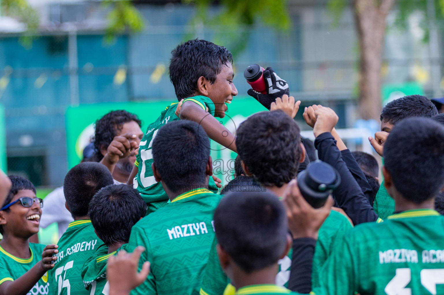 Final Day  of MILO Academy Championship 2024 - U12 was held at Henveiru Grounds in Male', Maldives on Thursday, 7th July 2024. Photos: Shuu Abdul Sattar / images.mv