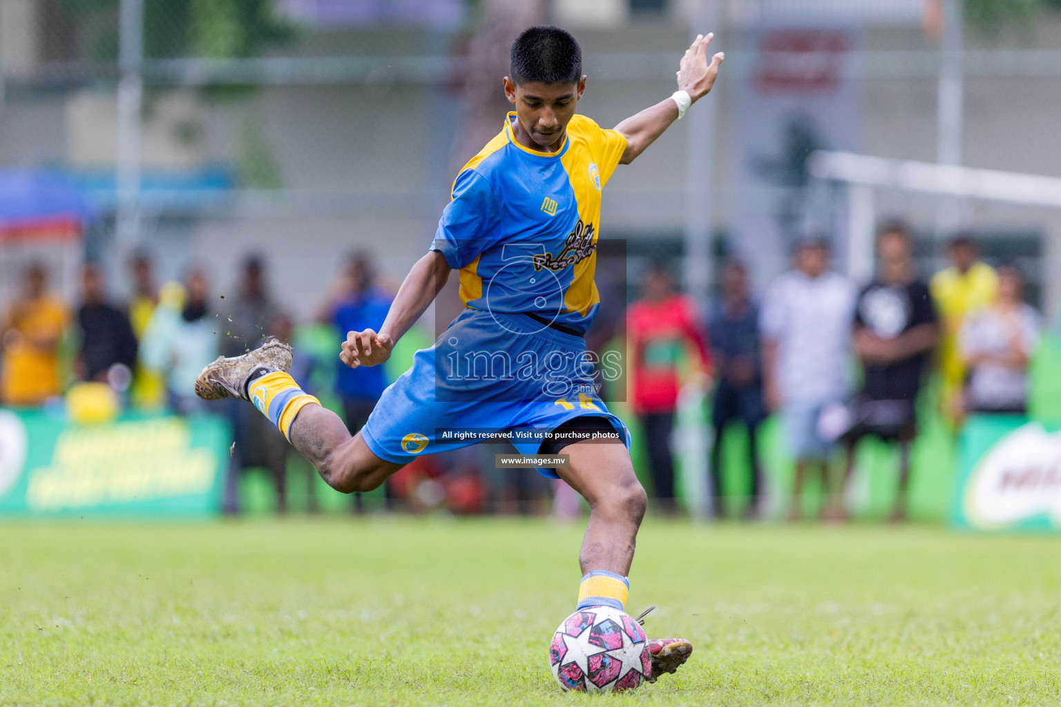 Day 2 of MILO Academy Championship 2023 (u14) was held in Henveyru Stadium Male', Maldives on 4th November 2023. Photos: Nausham Waheed / images.mv