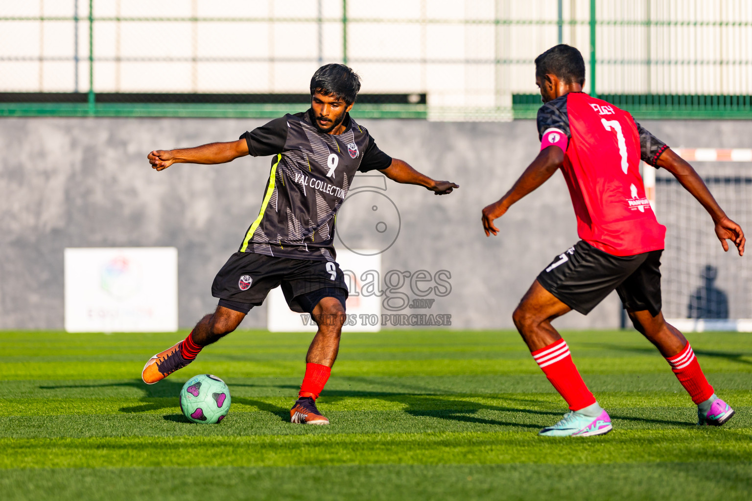 Young Stars vs Biss Buru in Day 12 of BG Futsal Challenge 2024 was held on Saturday, 23rd March 2024, in Male', Maldives Photos: Nausham Waheed / images.mv