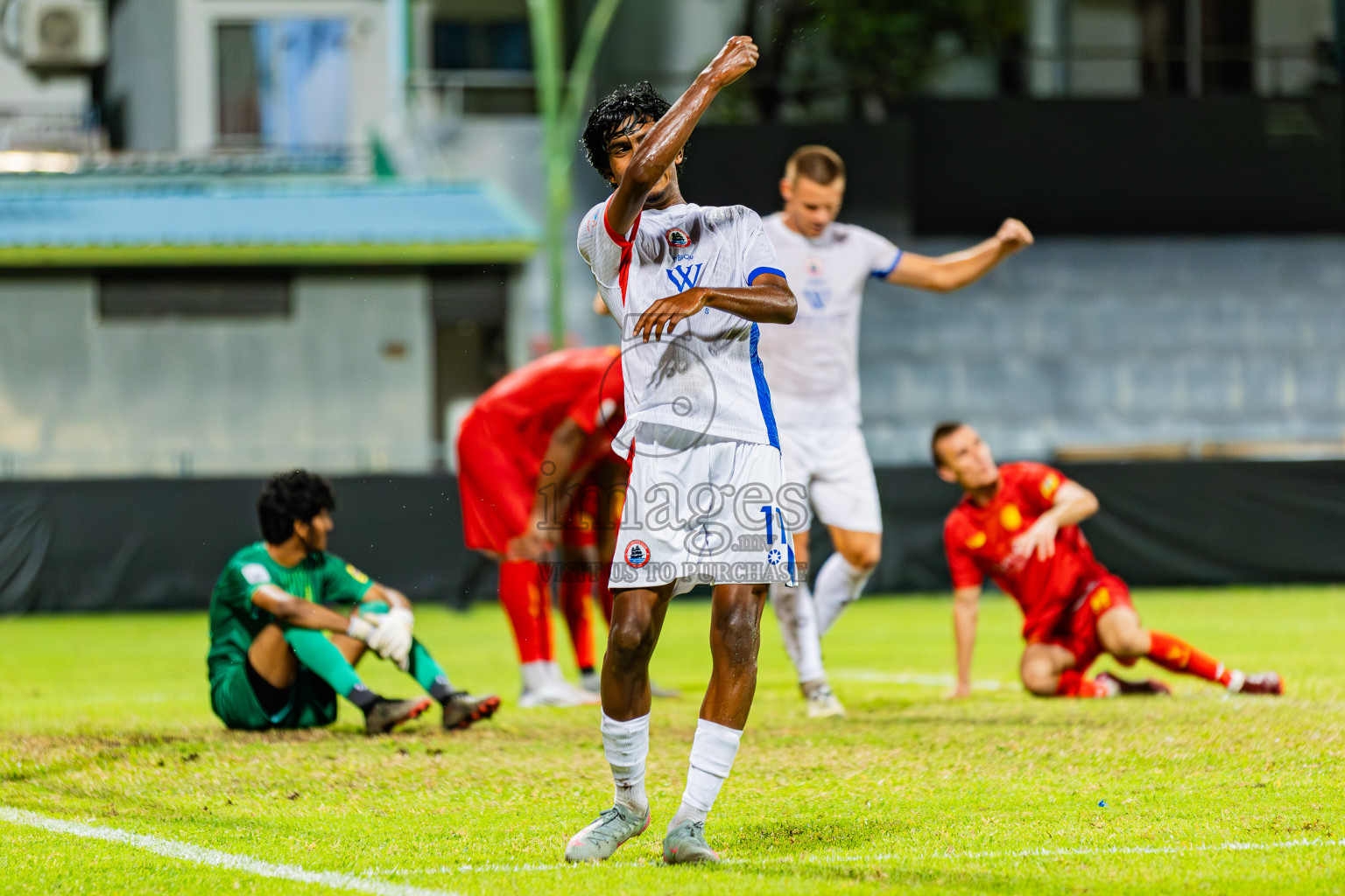 ODI Sport Club vs Victory Sports Club in Dhivehi Premier League 2025/26 held in National Football Stadium, Male', Maldives on Thursday, 2nd October 2025. Photos: Areef Adam / Images.mv