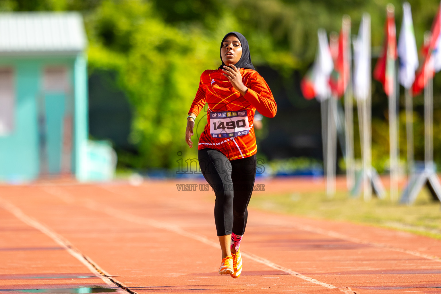 Day 2 of MWSC Interschool Athletics Championships 2024 held in Hulhumale Running Track, Hulhumale, Maldives on Sunday, 10th November 2024.
Photos by: Ismail Thoriq / Images.mv