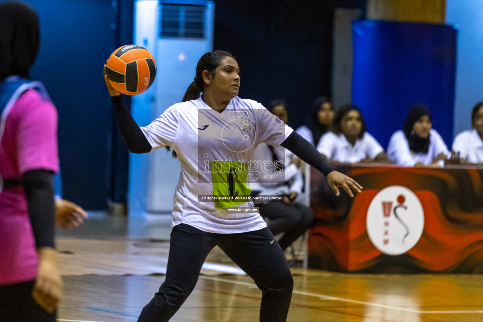 Sports Club Shining Star vs Club Green Streets in the Milo National Netball Tournament 2022 on 17 July 2022, held in Social Center, Male', Maldives. Photographer: Hassan Simah / Images.mv