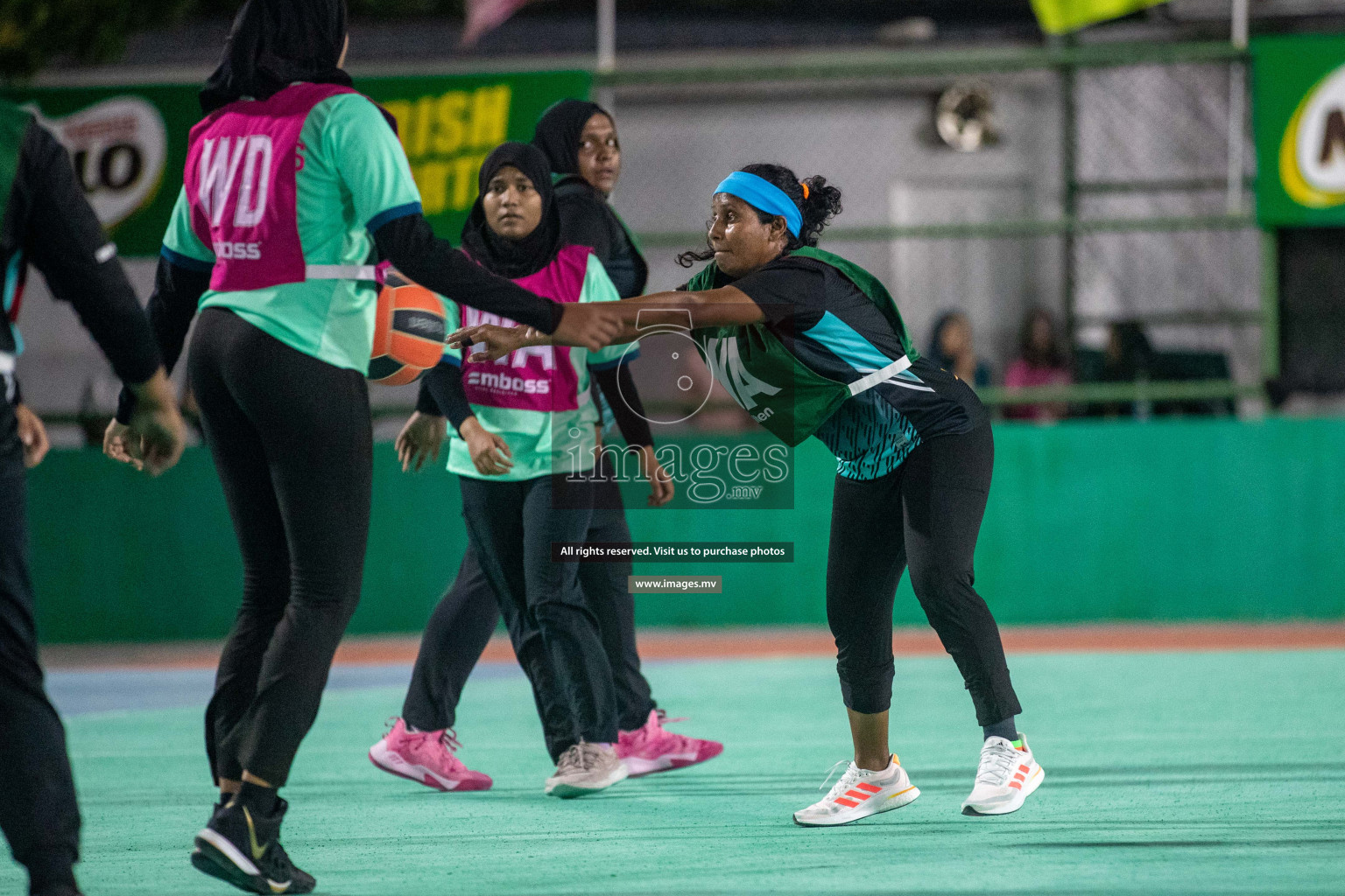 Day 4 of 20th Milo National Netball Tournament 2023, held in Synthetic Netball Court, Male', Maldives on 2nd  June 2023 Photos: Nausham Waheed/ Images.mv