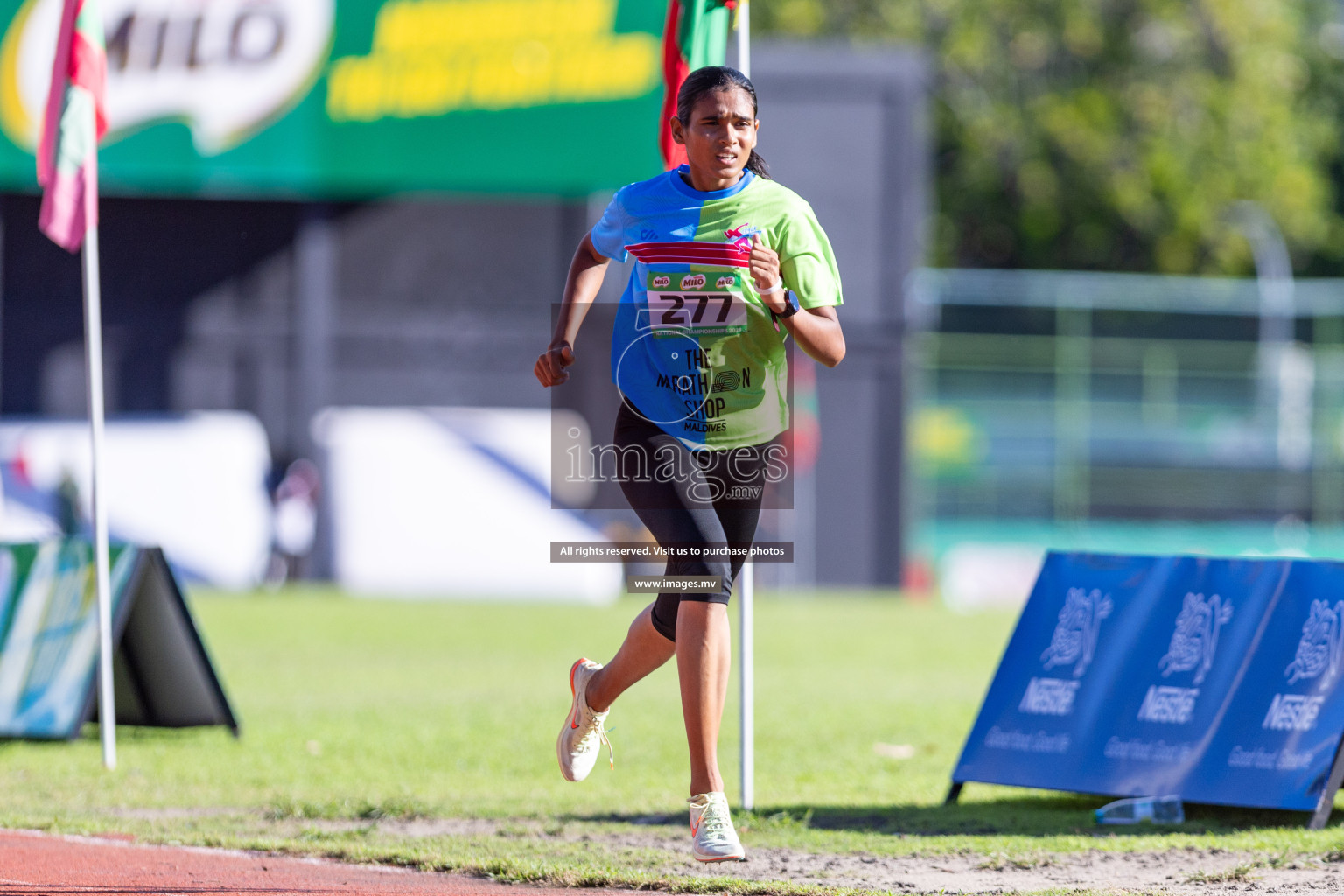 Day 2 of National Athletics Championship 2023 was held in Ekuveni Track at Male', Maldives on Saturday, 25th November 2023. Photos: Nausham Waheed / images.mv