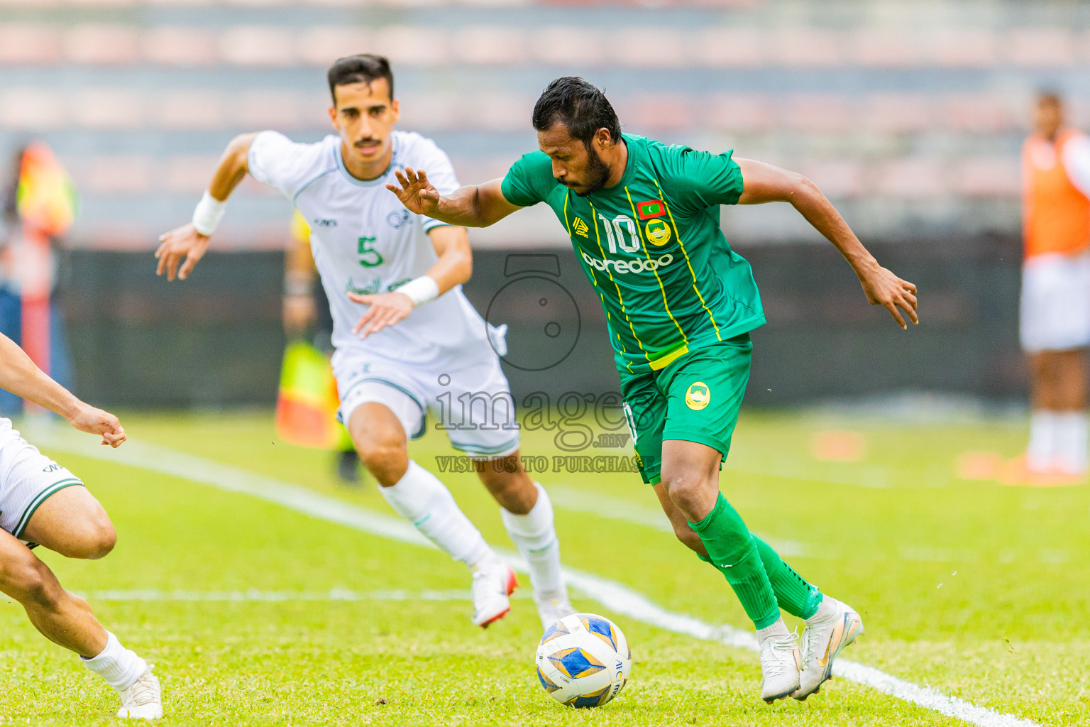 Maziya SC vs Al Arabi SC in AFC Challenge League 2025/26 Preliminary Stage was held at National Stadium in Male', Maldives on Tuesday, 12th August 2025. Photos: Areef Adam / images.mv