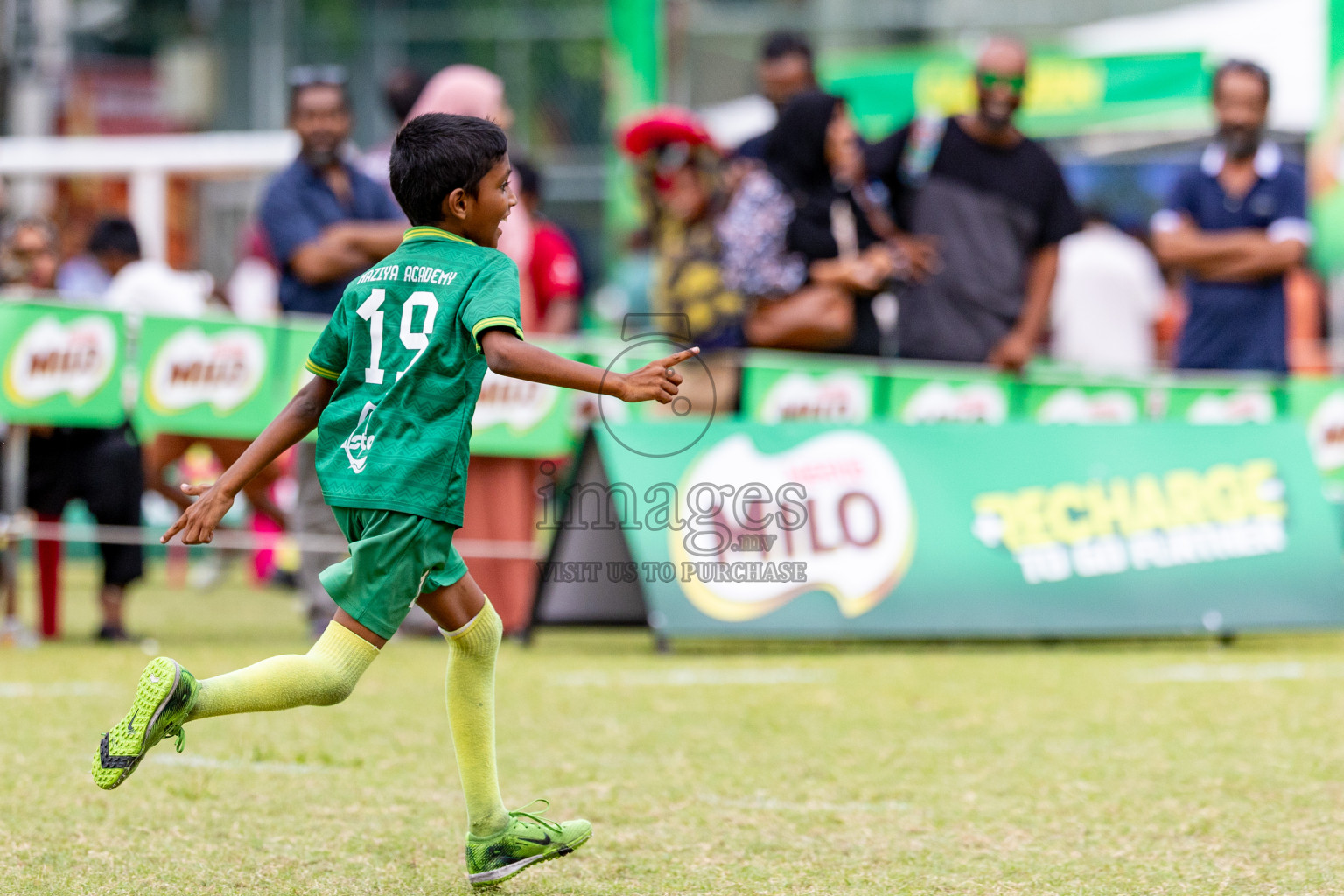 Day 1 of MILO SVAM Juniors 2025 (U-8) was held at Henveiru Stadium in Male', Maldives on Thursday, 26th June 2025. 
Photos: Hassan Simah / images.mv