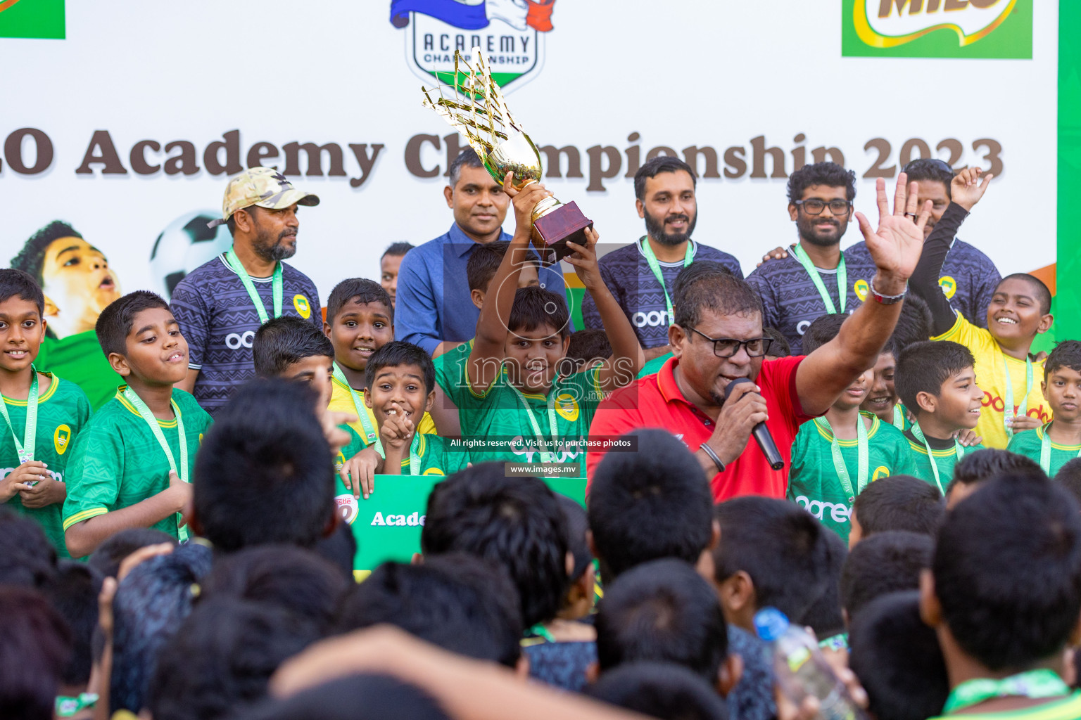 Day 2 of MILO Academy Championship 2023 (U12) was held in Henveiru Football Grounds, Male', Maldives, on Saturday, 19th August 2023. Photos: Nausham Waheedh / images.mv