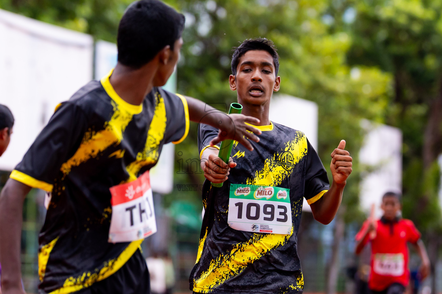 Day 6 of Inter-school Athletics Championship 2025 held in Ekuveni Synthetic Track, Male', Maldives on Sunday, 12th October 2025. Photos by: Nausham Waheed / Images.mv