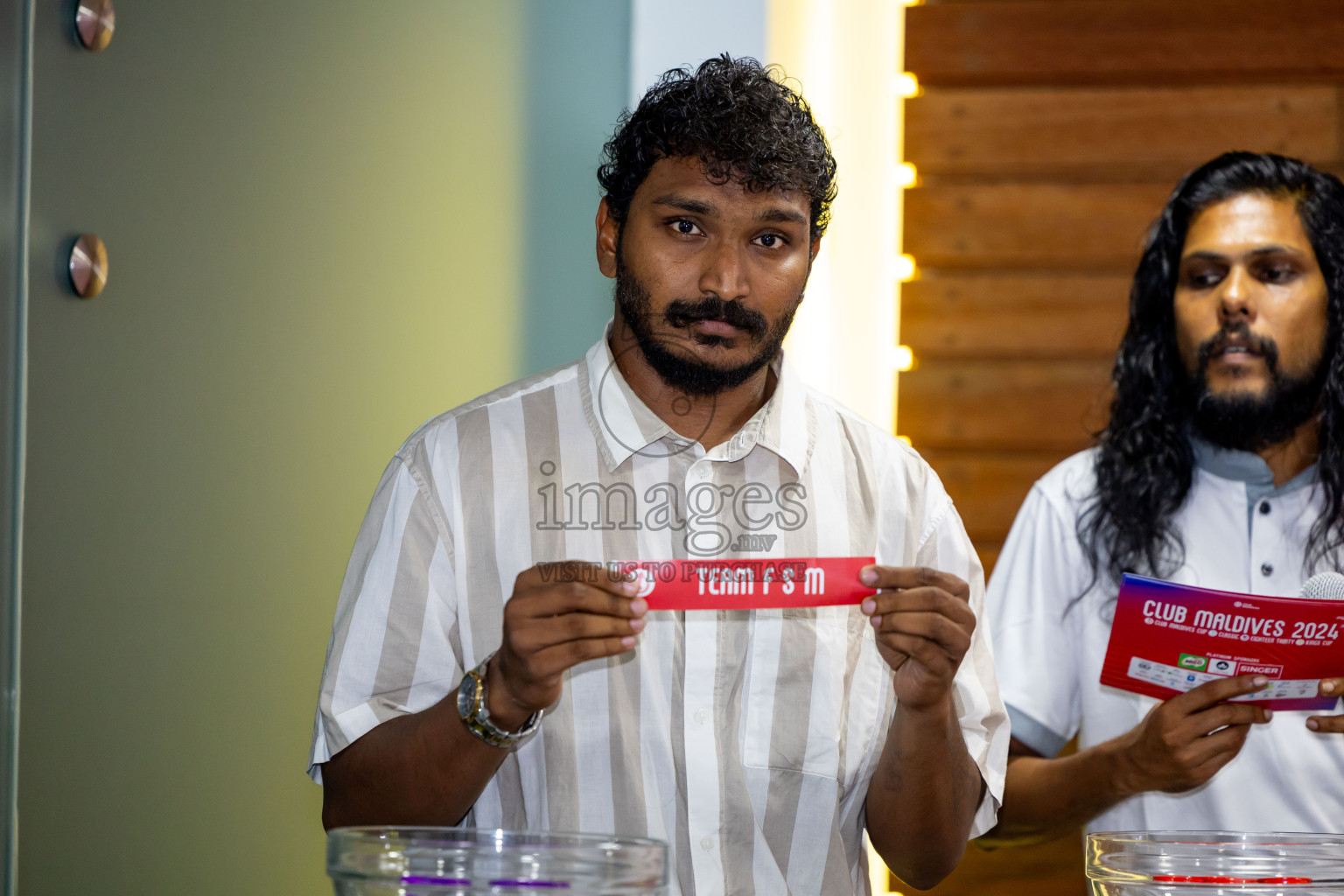 Draw Ceremony of Club Maldives 2024 held in Hulhumale', Maldives on Wednesday, 28th August 2024. Photos: Nausham Waheed / images.mv