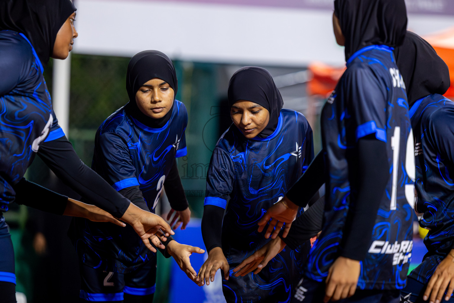 Raajje Volley Club vs Club Rising Star Academy in Milo National Junior Volleyball Championship 2025 Day 4 was held on Tuesday, 25th November 2025 at Ekuveni Turf Court Male', Maldives. Photos: Nausham Waheed / images.mv