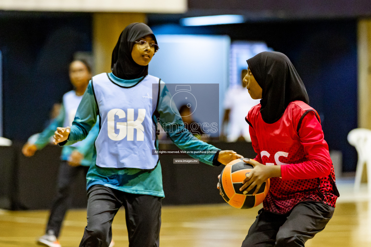 Day 8 of 24th Interschool Netball Tournament 2023 was held in Social Center, Male', Maldives on 3rd November 2023. Photos: Hassan Simah, Nausham Waheed / images.mv