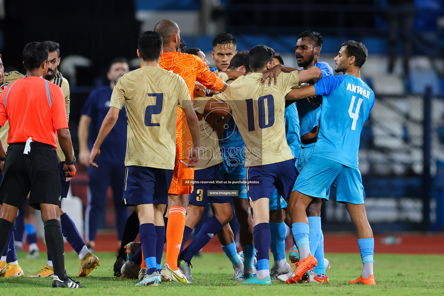 India vs Kuwait in SAFF Championship 2023 held in Sree Kanteerava Stadium, Bengaluru, India, on Tuesday, 27th June 2023. Photos: Nausham Waheed, Hassan Simah / images.mv