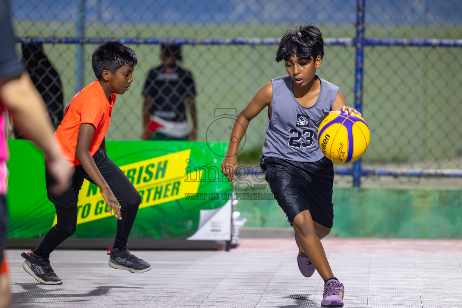 Day 1 of MILO Ramadan 3x3 Challenge 2024 was held in Ekuveni Outdoor Basketball Court at Male', Maldives on Tuesday, 12th March 2024. 
Photos: Ismail Thoriq / images.mv