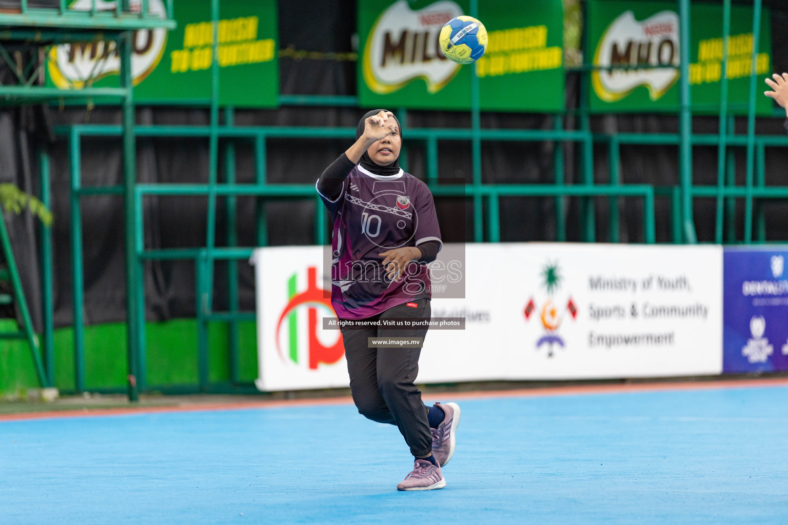 Day 3 of 7th Inter-Office/Company Handball Tournament 2023, held in Handball ground, Male', Maldives on Sunday, 18th September 2023 Photos: Nausham Waheed/ Images.mv