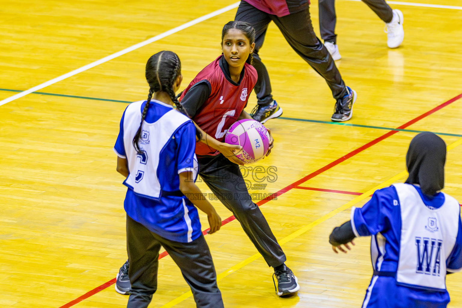 Day 9 of 26th Inter-School Netball Tournament 2025 was held in Social Center Indoor Hall on Sunday, 27th October 2025. Photos: Areef Adam / images.mv