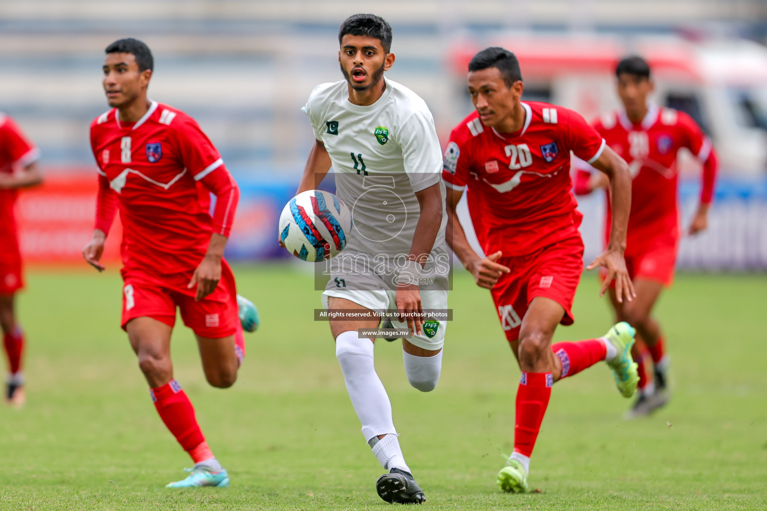 Nepal vs Pakistan in SAFF Championship 2023 held in Sree Kanteerava Stadium, Bengaluru, India, on Tuesday, 27th June 2023. Photos: Nausham Waheed, Hassan Simah / images.mv