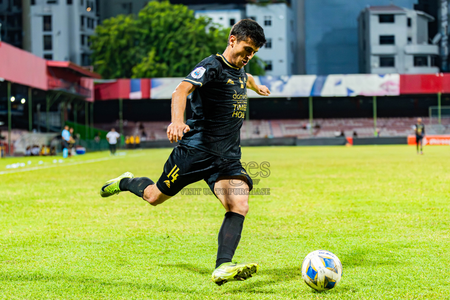 Club Eagles vs Club Green Streets in Dhivehi Premier League 2025/26 held in National Football Stadium, Male', Maldives on Wednesday, 1st September 2025. Photos: Areef Adam / Images.mv