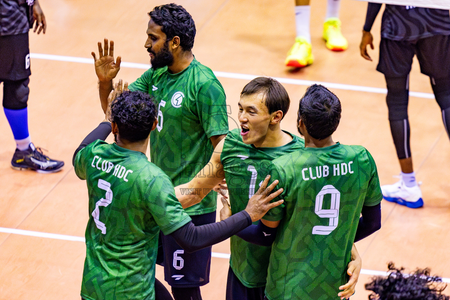 HDC vs DSC in Day 2 of MILO VAM Cup 2024 Men's Division was held in Social Center Indoor Hall on Tuesday, 29th October 2024. Photos: Nausham Waheed / images.mv