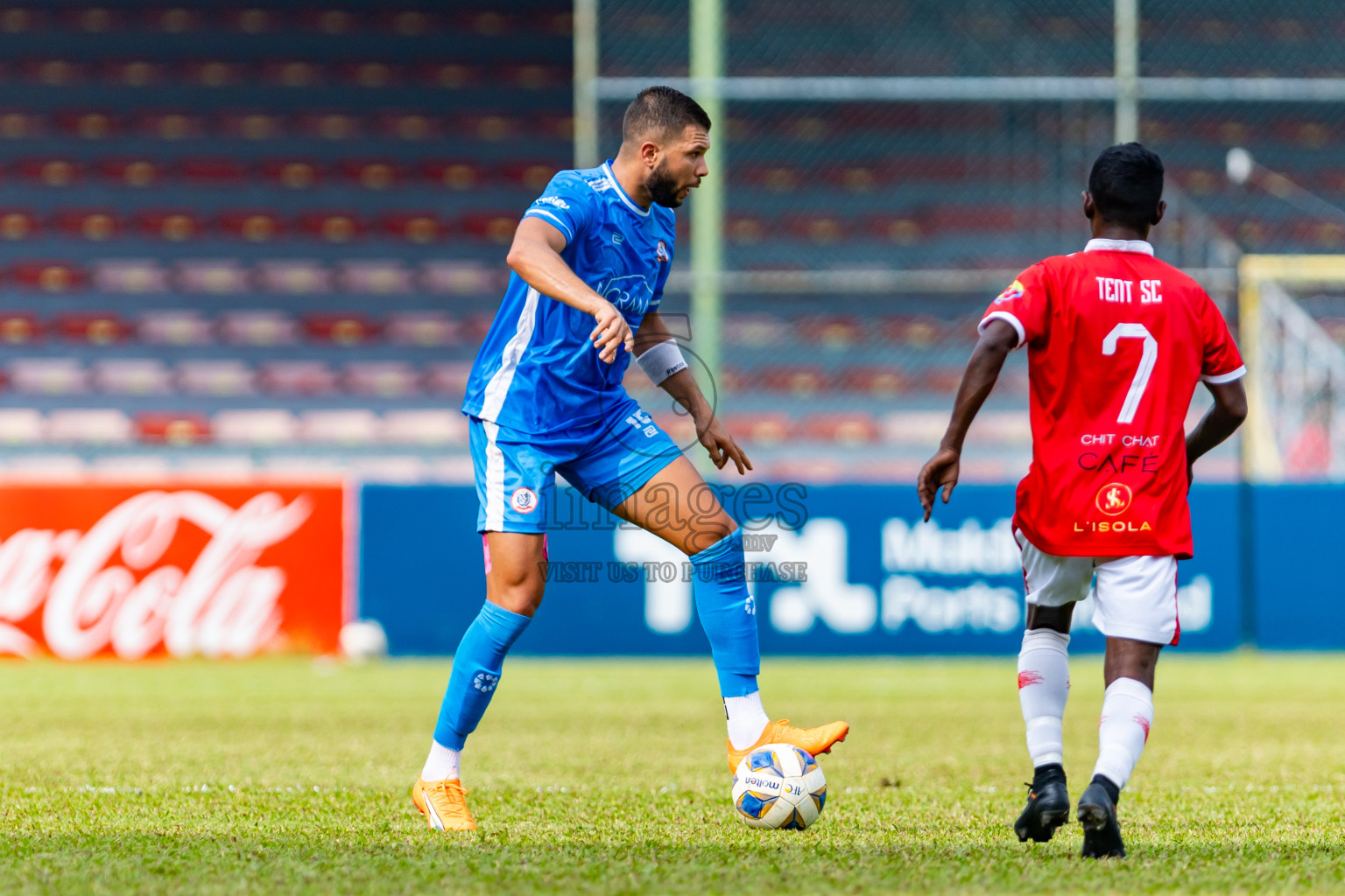 Masodi SC vs Tent SC in the Semi Final of Second Division 2023 in Male' Maldives on Sunday, 11th February 2023. Photos: Nausham Waheed / images.mv