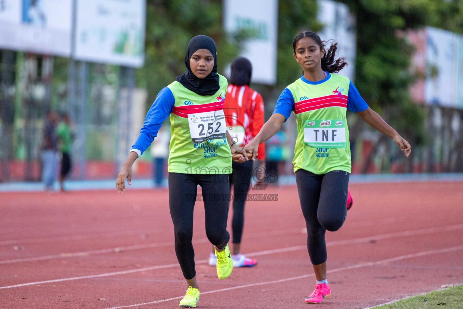 Day 2 of 33rd National Athletics Championship was held in Ekuveni Track at Male', Maldives on Friday, 6th September 2024.
Photos: Ismail Thoriq  / images.mv