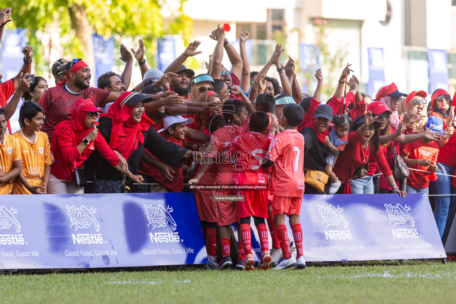 Nestle Kids Football Fiesta 2023 - Day 4
Day 4 of Nestle Kids Football Fiesta, held in Henveyru Football Stadium, Male', Maldives on Saturday, 14th October 2023 Photos: Nausham Waheed / images.mv