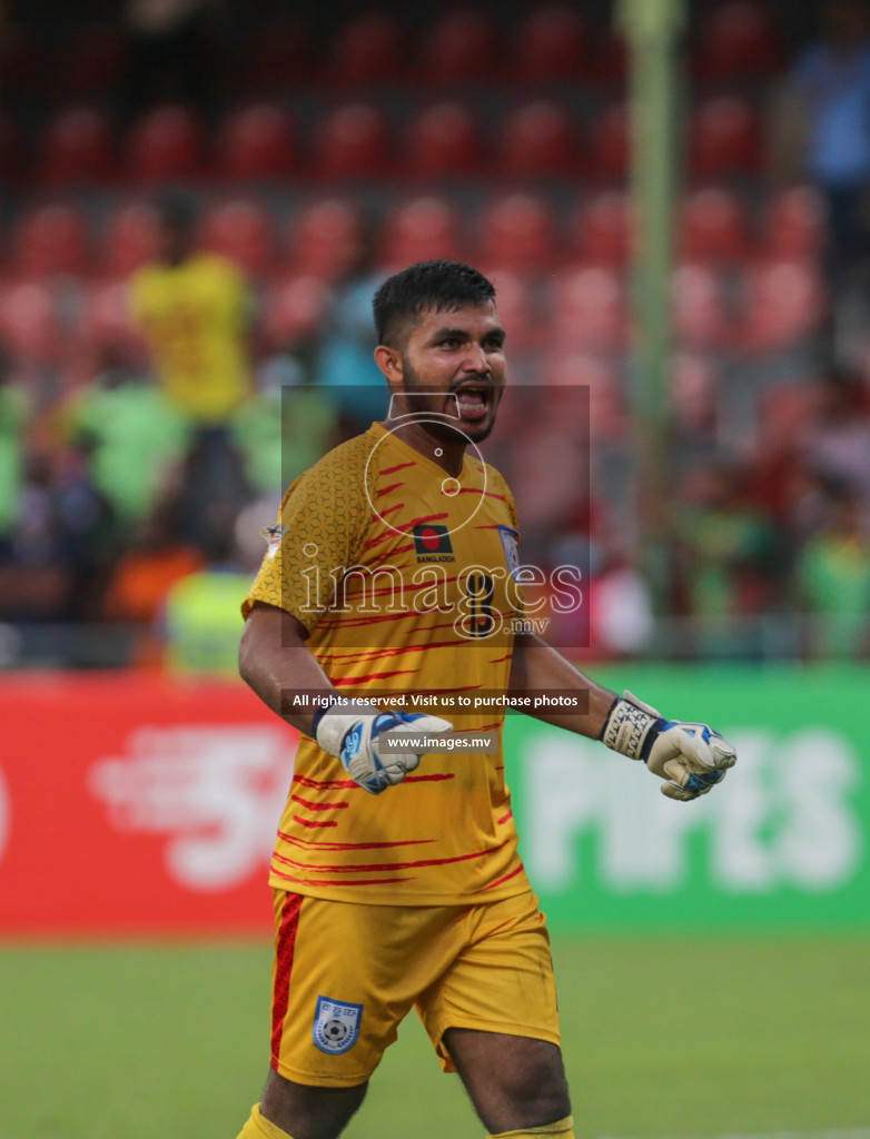 Bangladesh vs India in SAFF Championship 2021 held on 1st October 2021 in Galolhu National Stadium, Male', Maldives