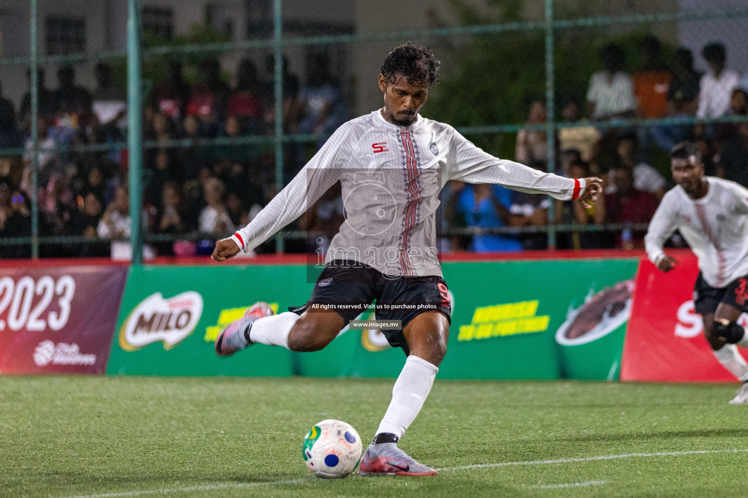 Aasandha vs Prisons RC in Club Maldives Cup 2023 held in Hulhumale, Maldives, on Monday, 17th July 2023 Photos: Nausham Waheed / images.mv