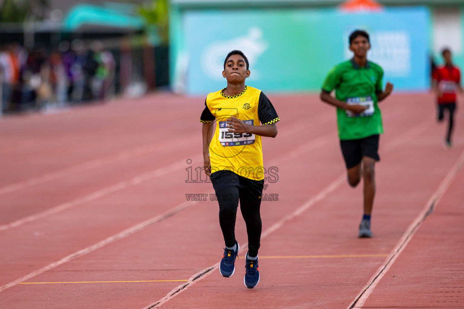 Day 1 of MWSC Interschool Athletics Championships 2024 held in Hulhumale Running Track, Hulhumale, Maldives on Saturday, 9th November 2024. Photos by: Ismail Thoriq / Images.mv