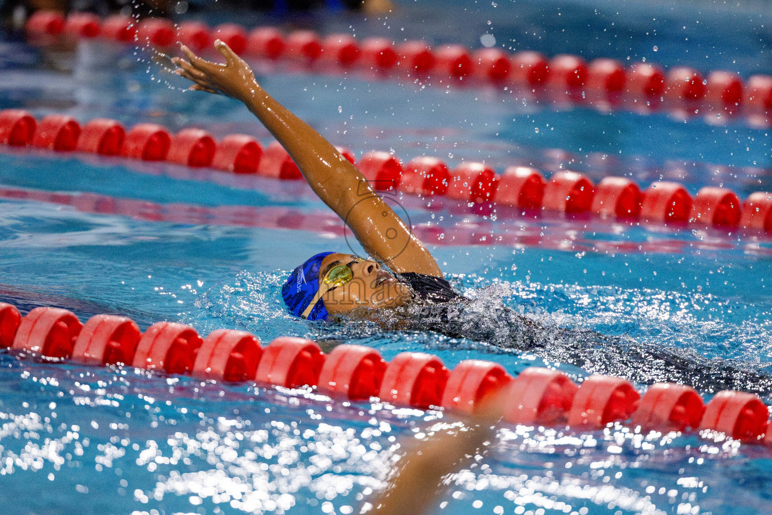 Day 4 of National Swimming Championship 2024 held in Hulhumale', Maldives on Monday, 16th December 2024. Photos: Hassan Simah / images.mv