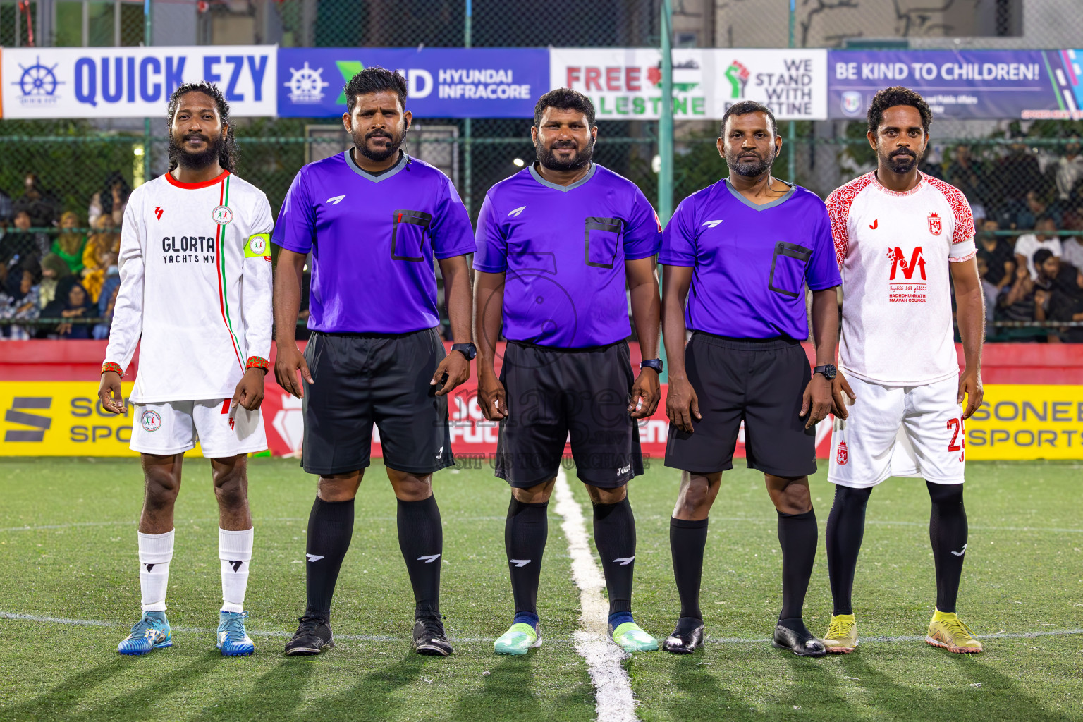 L Isdhoo vs L Maavah in Day 24 of Golden Futsal Challenge 2024 was held on Wednesday , 7th February 2024 in Hulhumale', Maldives
Photos: Ismail Thoriq / images.mv