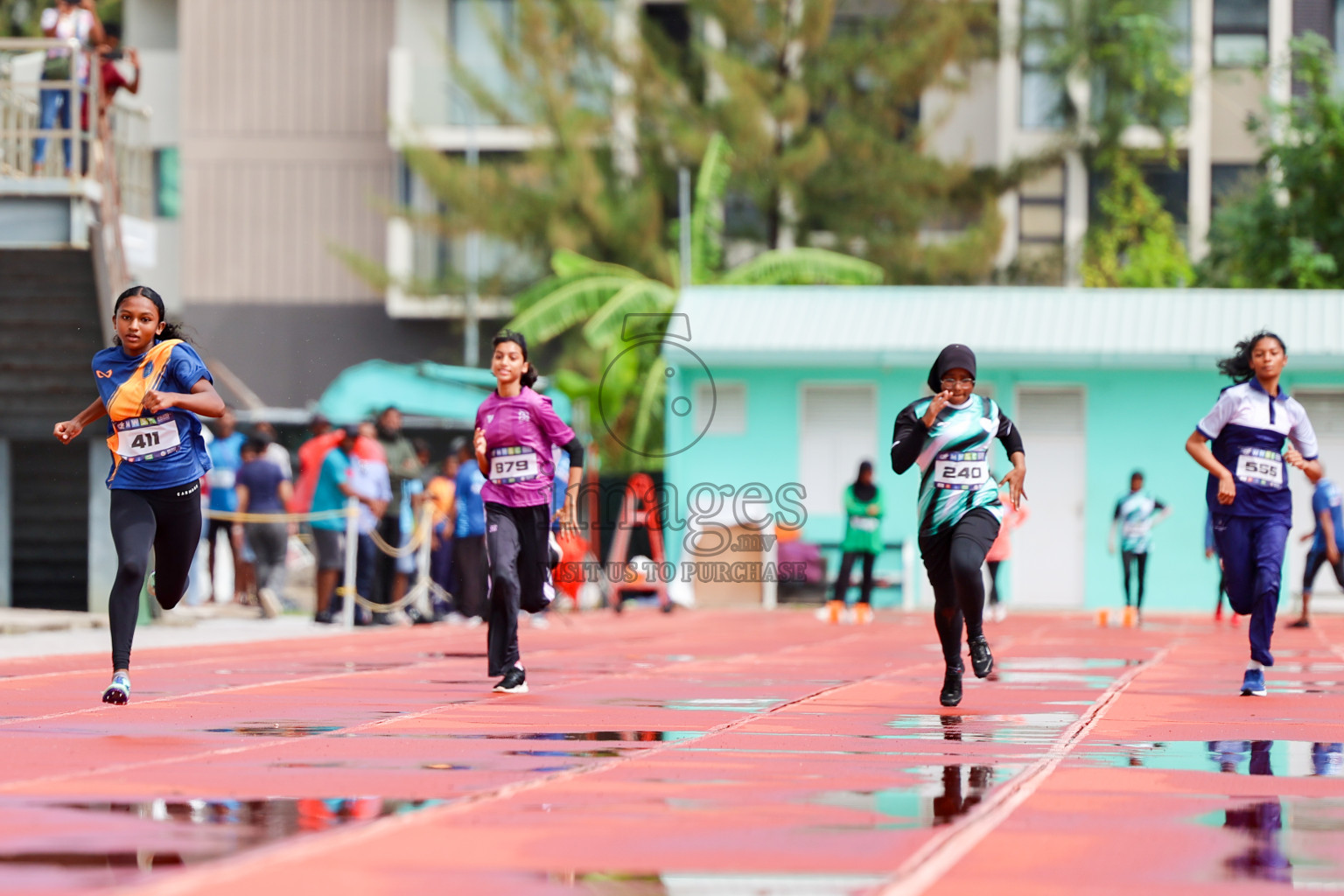 Day 1 of MWSC Interschool Athletics Championships 2024 held in Hulhumale Running Track, Hulhumale, Maldives on Saturday, 9th November 2024. 
Photos by: Ismail Thoriq, Hassan Simah / Images.mv