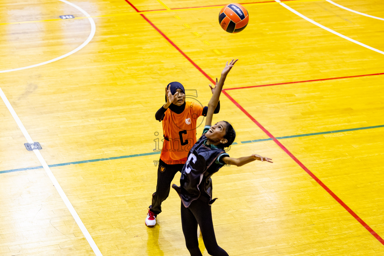 Day 7 of 25th Inter-School Netball Tournament was held in Social Center at Male', Maldives on Saturday, 17th August 2024. Photos: Nausham Waheed / images.mv