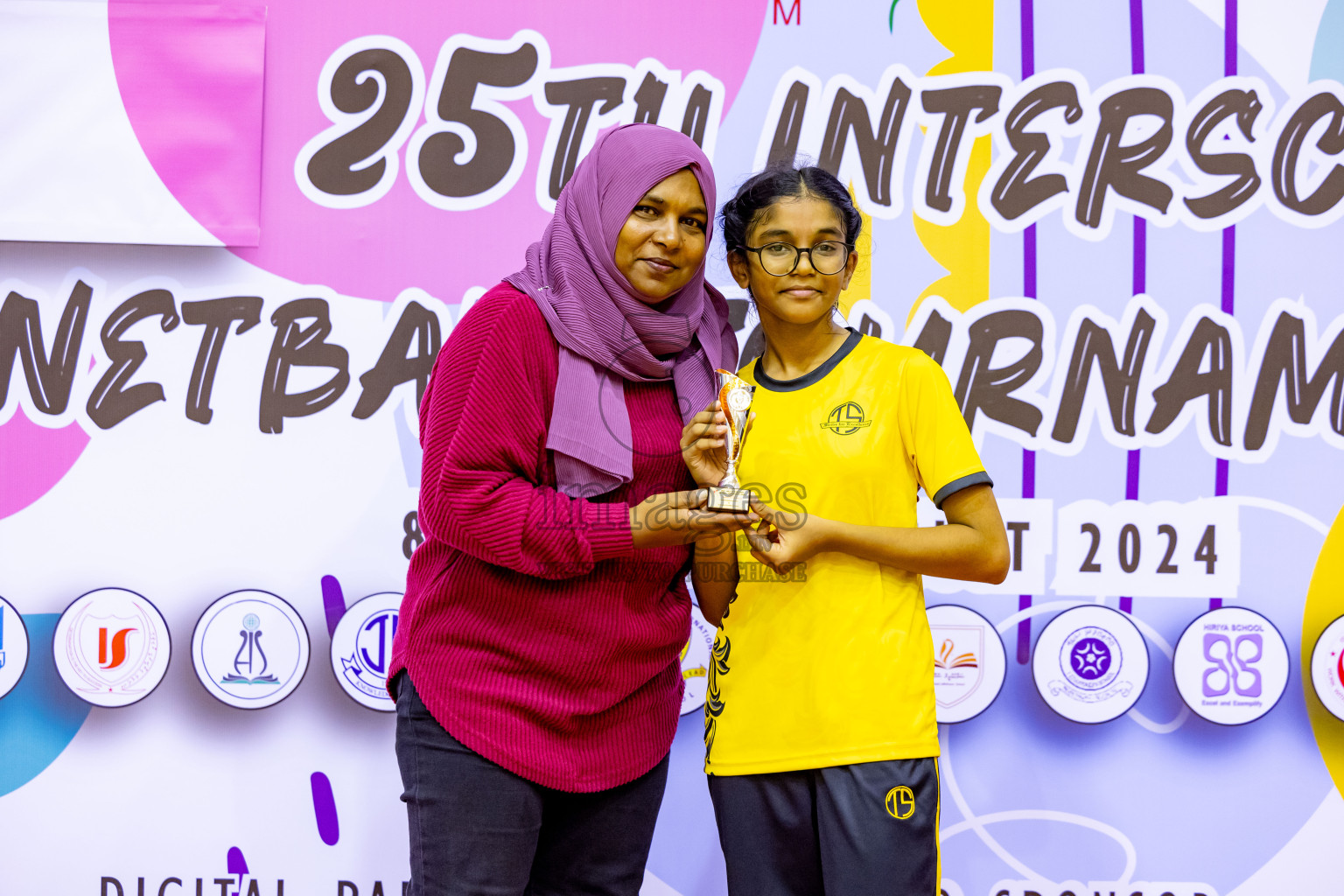 Day 6 of 25th Inter-School Netball Tournament was held in Social Center at Male', Maldives on Thursday, 15th August 2024. Photos: Nausham Waheed / images.mv