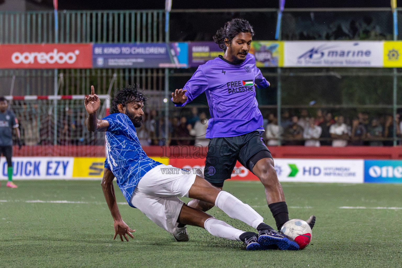 HDh Neykurendhoo vs HDh Naivaadhoo in Day 18 of Golden Futsal Challenge 2024 was held on Thursday, 1st February 2024, in Hulhumale', Maldives Photos: Mohamed Mahfooz Moosa, / images.mv