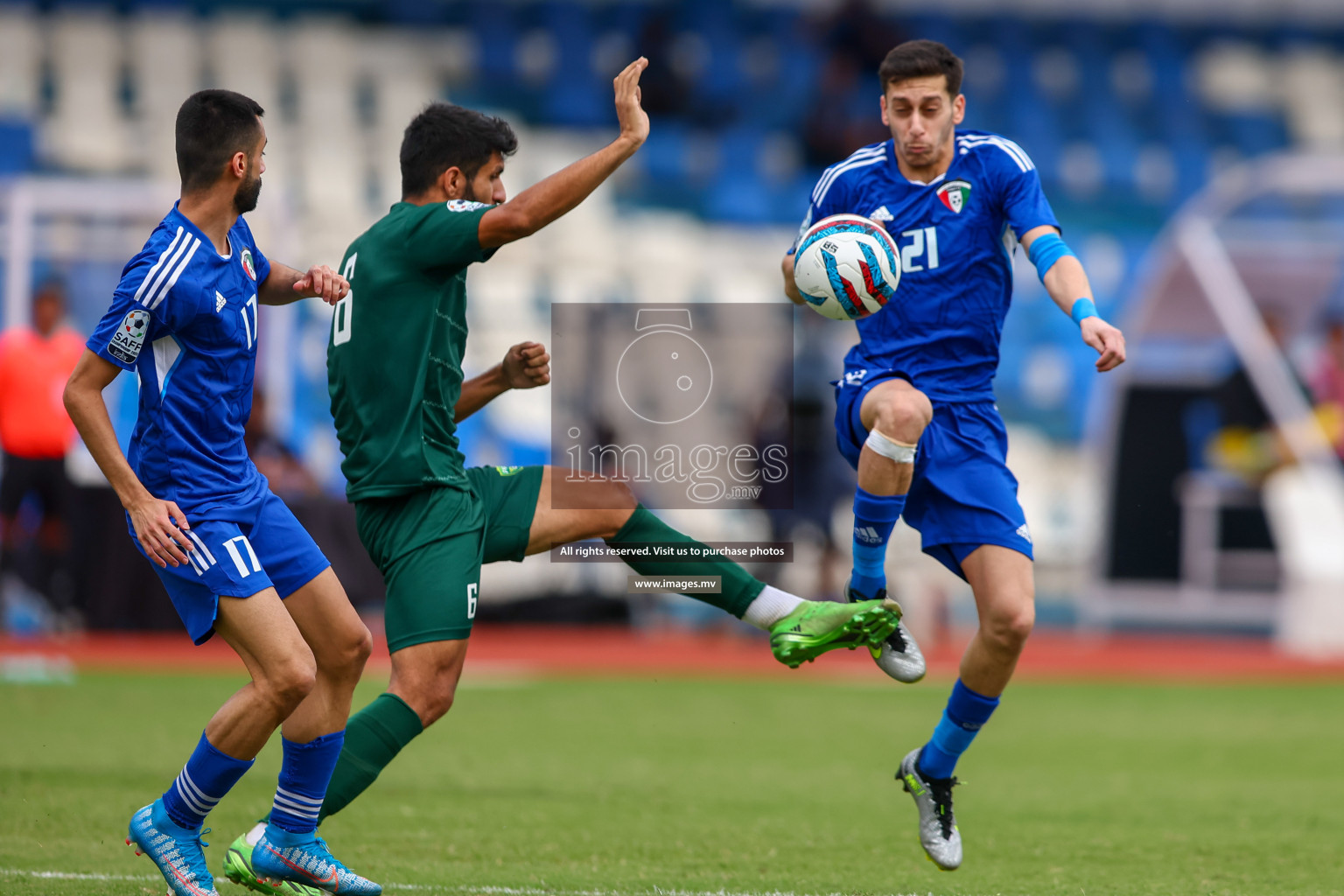 Pakistan vs Kuwait in SAFF Championship 2023 held in Sree Kanteerava Stadium, Bengaluru, India, on Saturday, 24th June 2023. Photos: Hassan Simah / images.mv