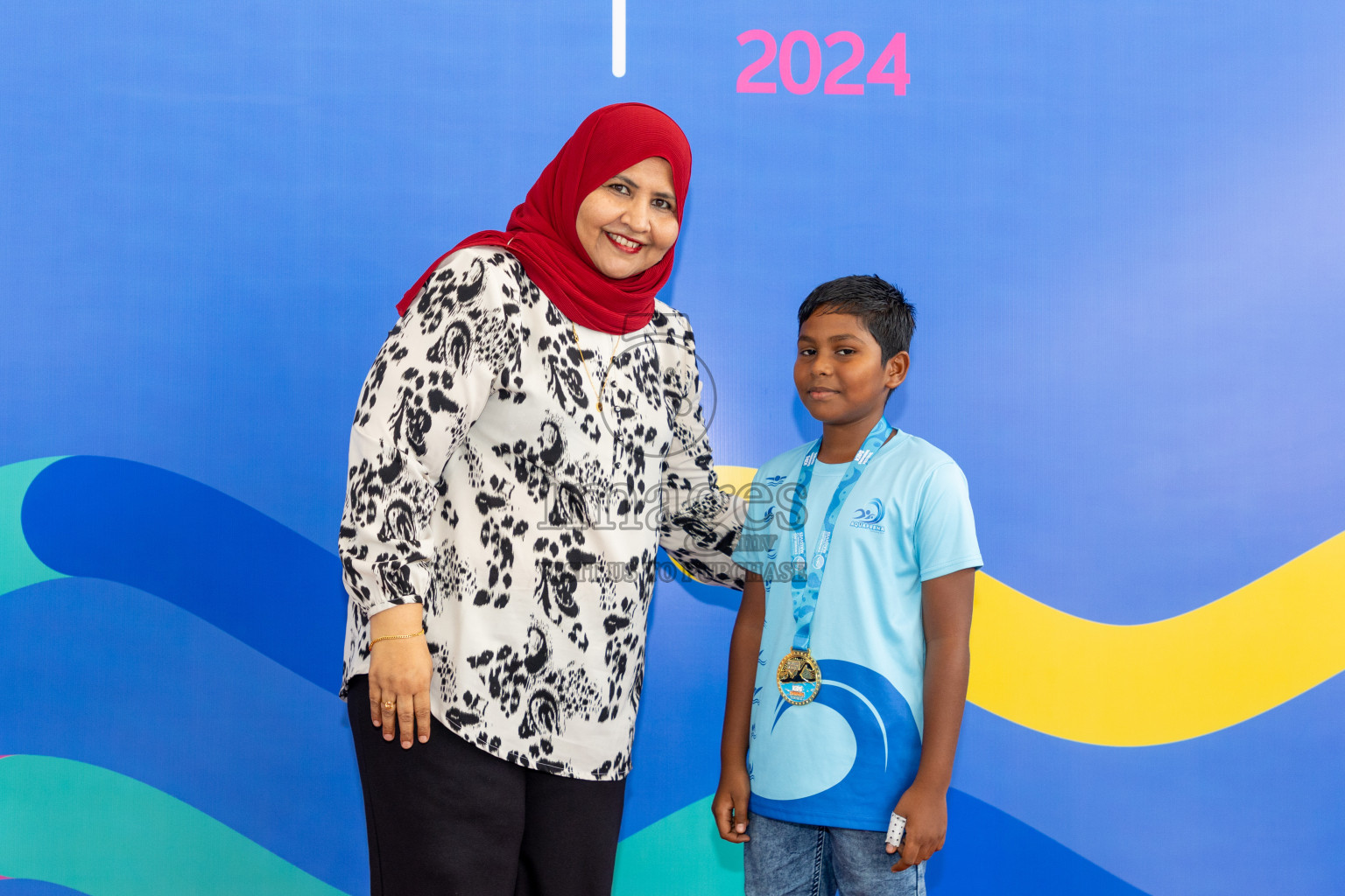 Closing of BML 5th National Swimming Kids Festival 2024 held in Hulhumale', Maldives on Saturday, 23rd November 2024.
Photos: Ismail Thoriq / images.mv