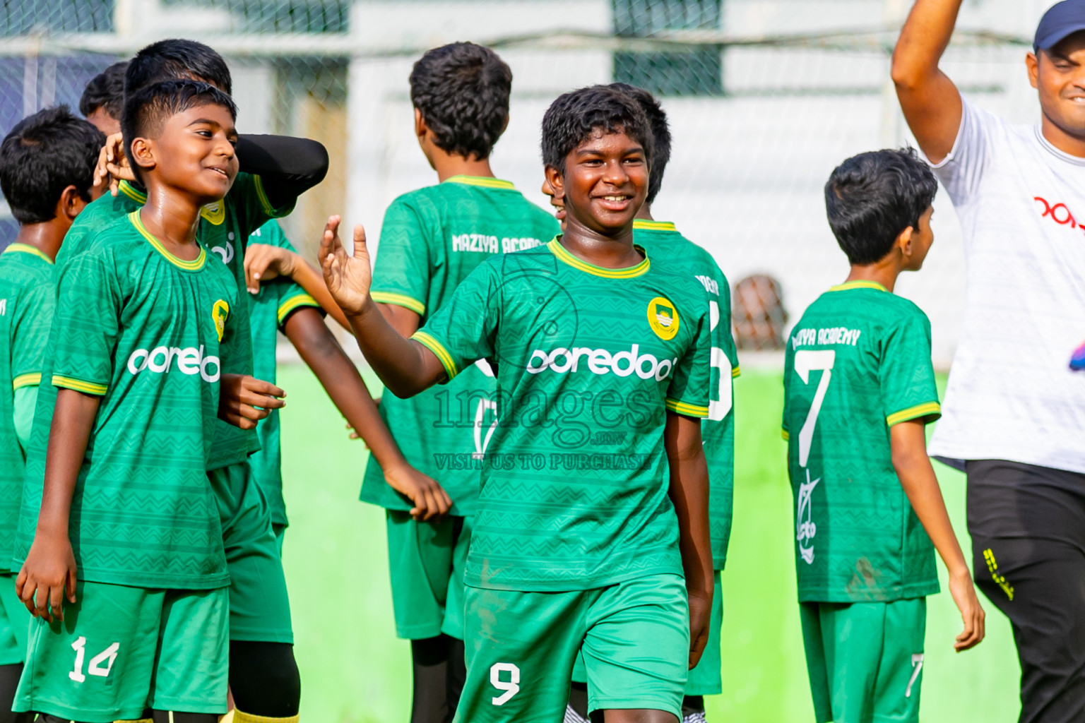 Day 1 of MILO Academy Championship 2024 - U12 was held at Henveiru Grounds in Male', Maldives on Sunday, 7th July 2024. Photos: Nausham Waheed / images.mv