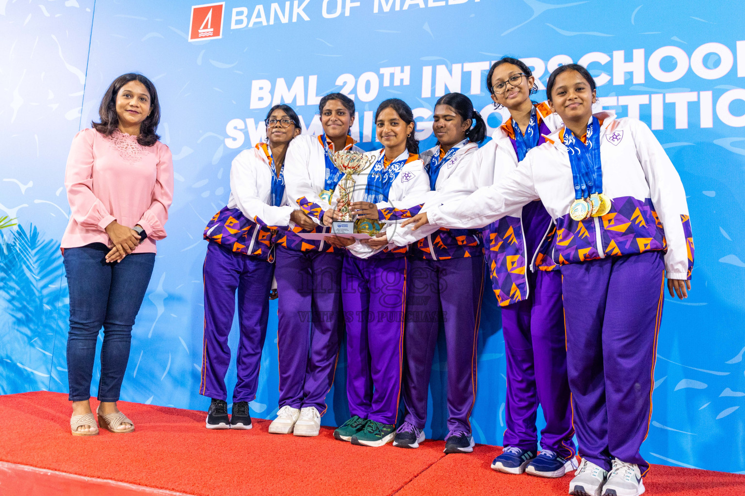 Closing ceremony of BML 20th Inter-School Swimming Competition was held in Hulhumale' Swimming Complex on Saturday, 19th October 2024. 
Photos: Ismail Thoriq