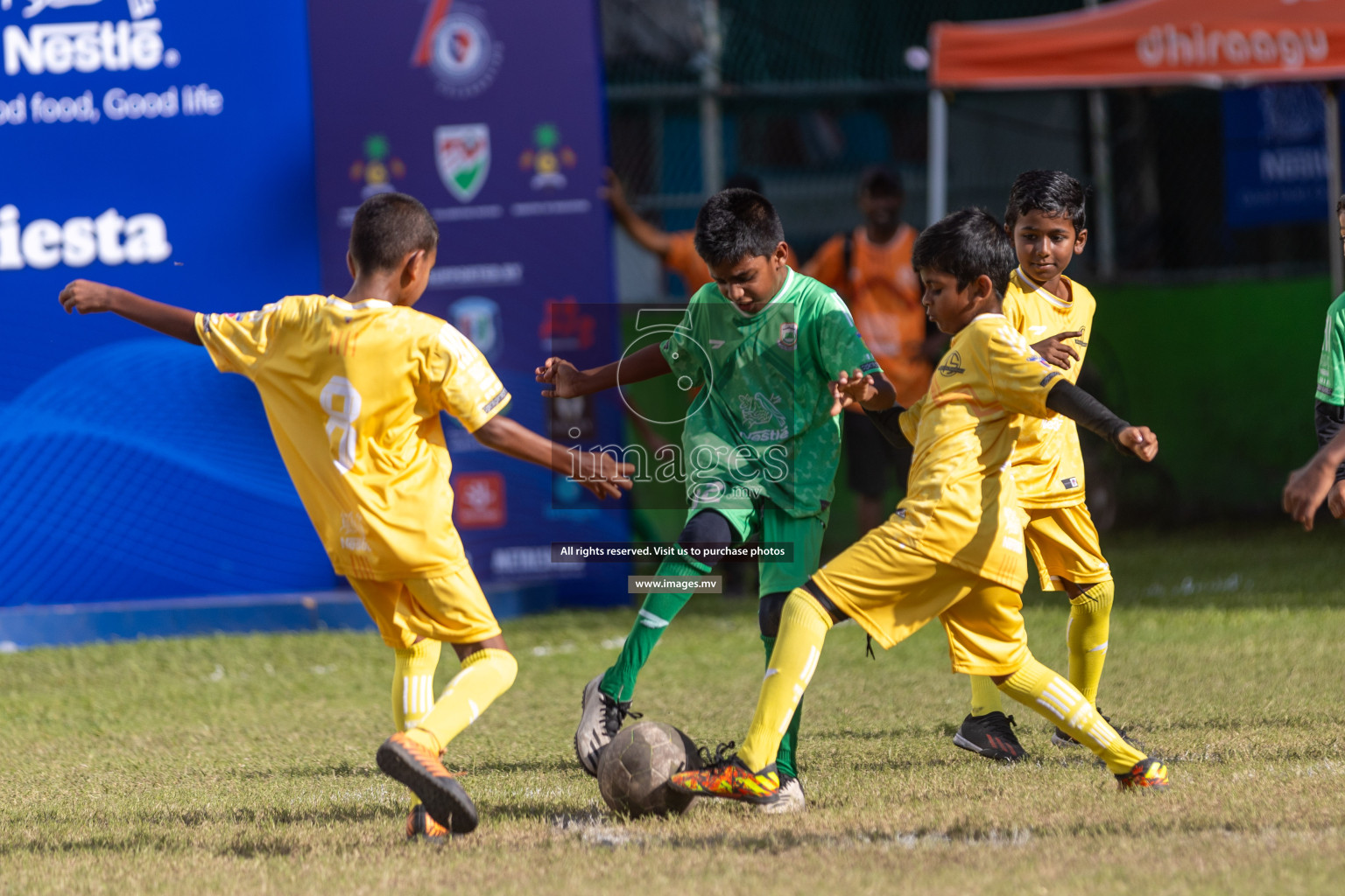 Day 3 of Nestle Kids Football Fiesta, held in Henveyru Football Stadium, Male', Maldives on Friday, 13th October 2023
Photos: Hassan Simah, Ismail Thoriq / images.mv