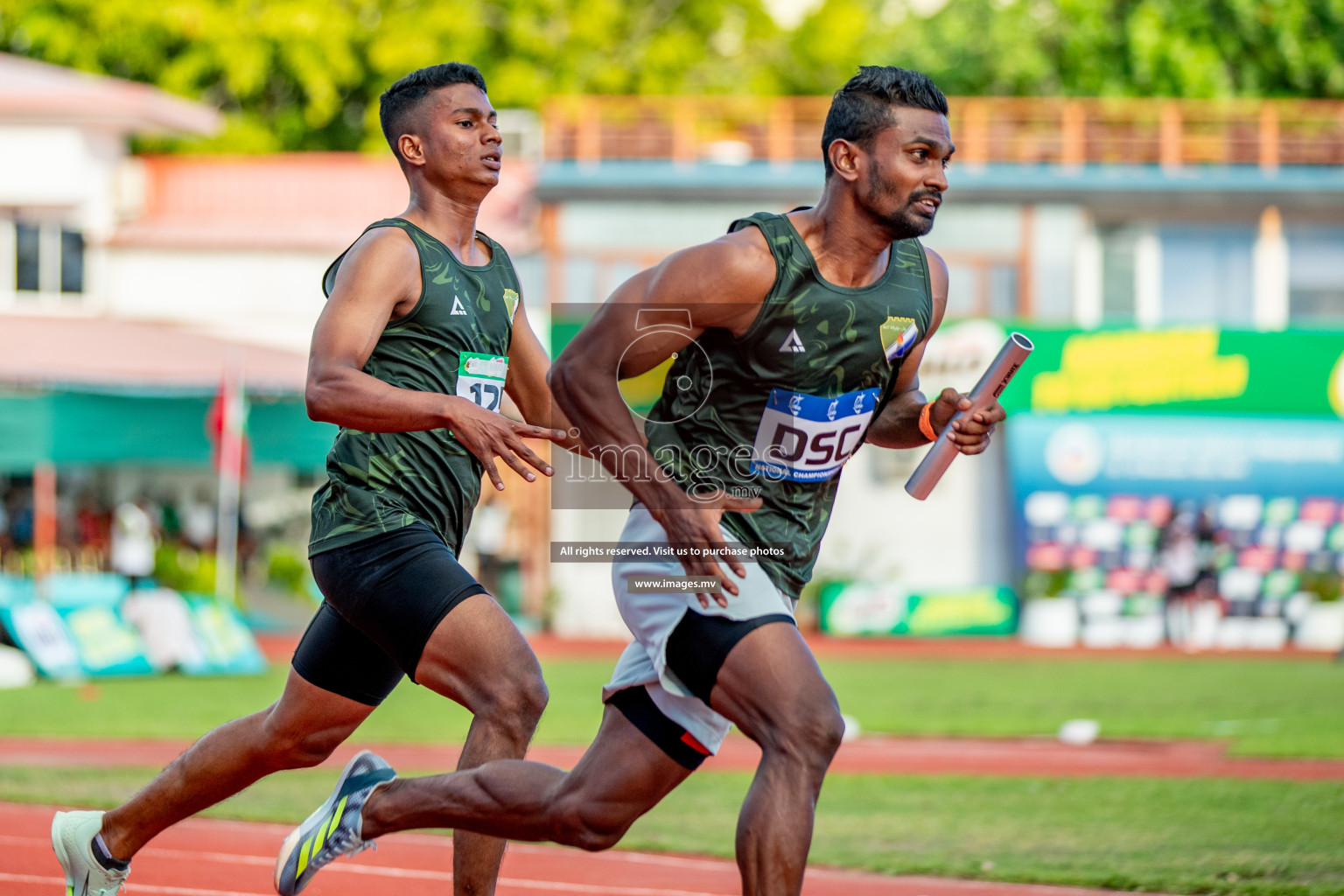 Day 3 of National Athletics Championship 2023 was held in Ekuveni Track at Male', Maldives on Saturday, 25th November 2023. Photos: Hassan Simah / images.mv