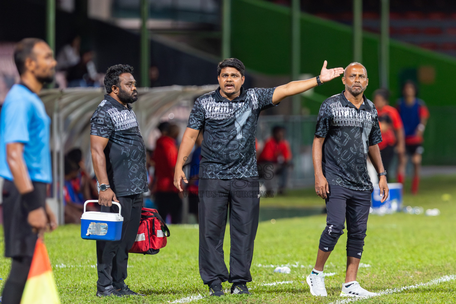 TC Sports Club vs Buru Sports Club in Under 19 Youth Championship 2024 was held at National Stadium in Male', Maldives on Wednesday, 12th June 2024. Photos: Mohamed Mahfooz Moosa / images.mv