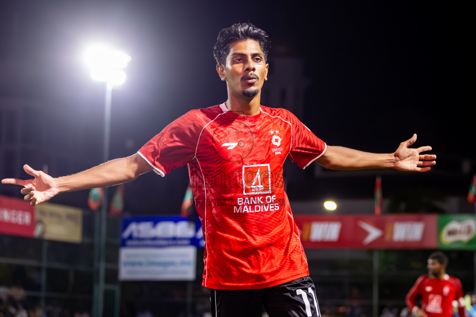 BML vs GRC in Day 6 of Club Maldives Cup 2025 was held in Rehendhi Futsal Ground, Hulhumale', Maldives on Saturday, 4th October 2025. Photos: Nausham Waheed / images.mv
