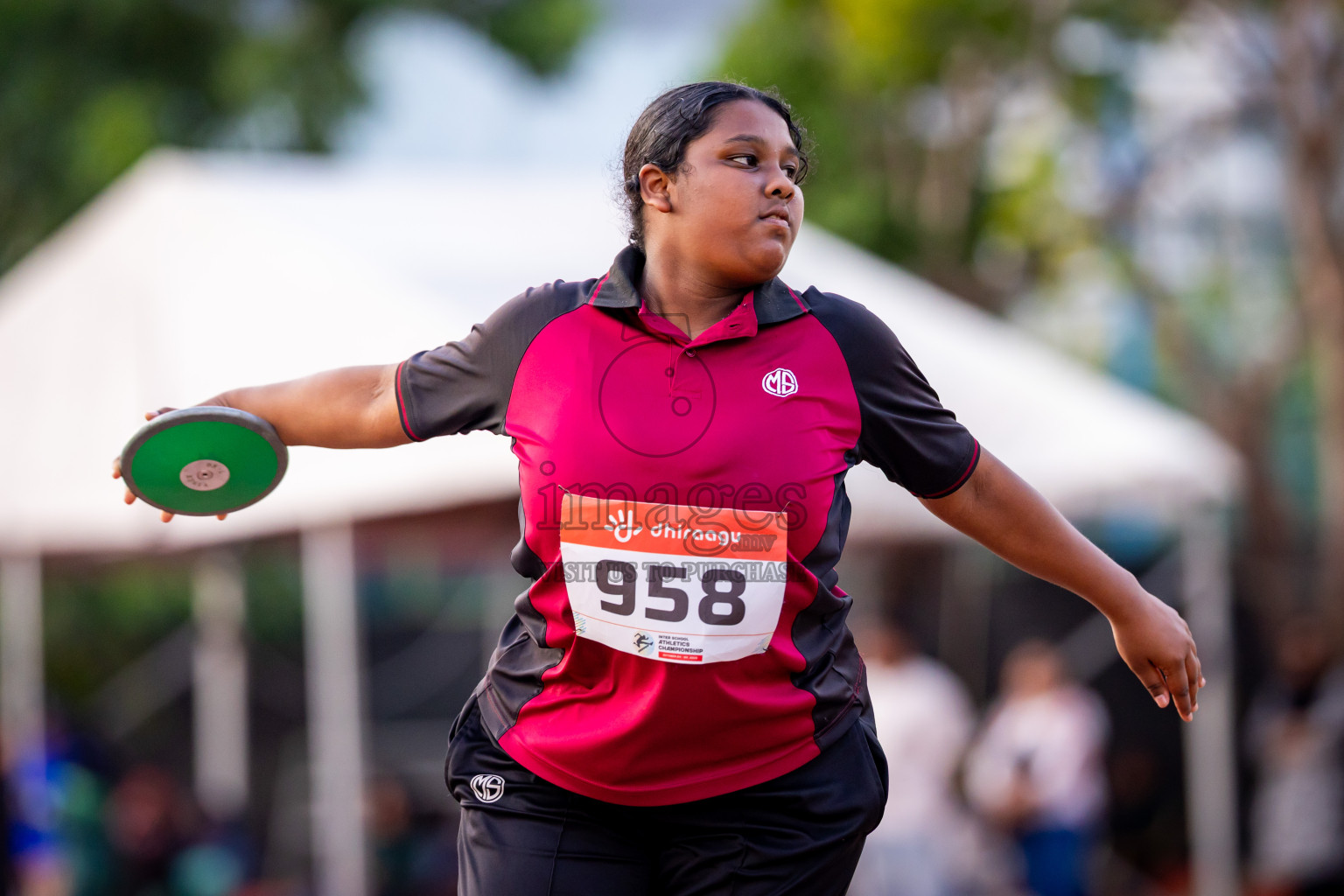 Day 3 of Inter-school Athletics Championship 2025 held in Ekuveni Synthetic Track, Male', Maldives on Wednesday, 08th October 2025. Photos by: Nausham Waheed / Images.mv
