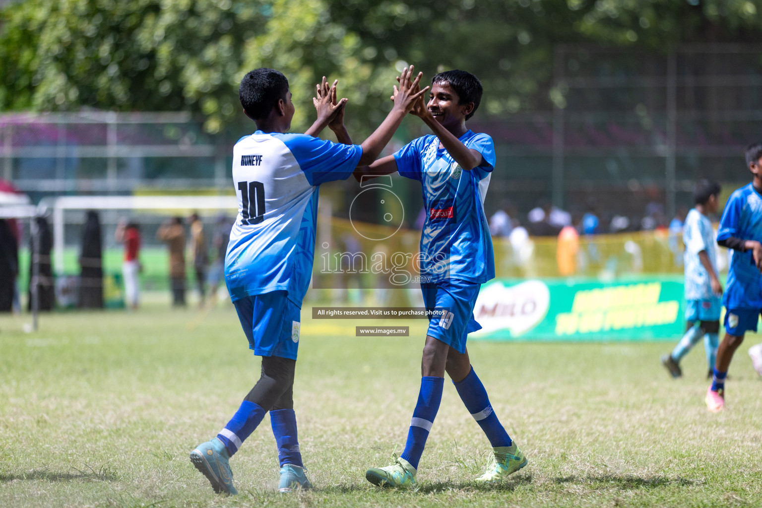 Day 2 of MILO Academy Championship 2023 (U12) was held in Henveiru Football Grounds, Male', Maldives, on Saturday, 19th August 2023. Photos: Nausham Waheedh / images.mv