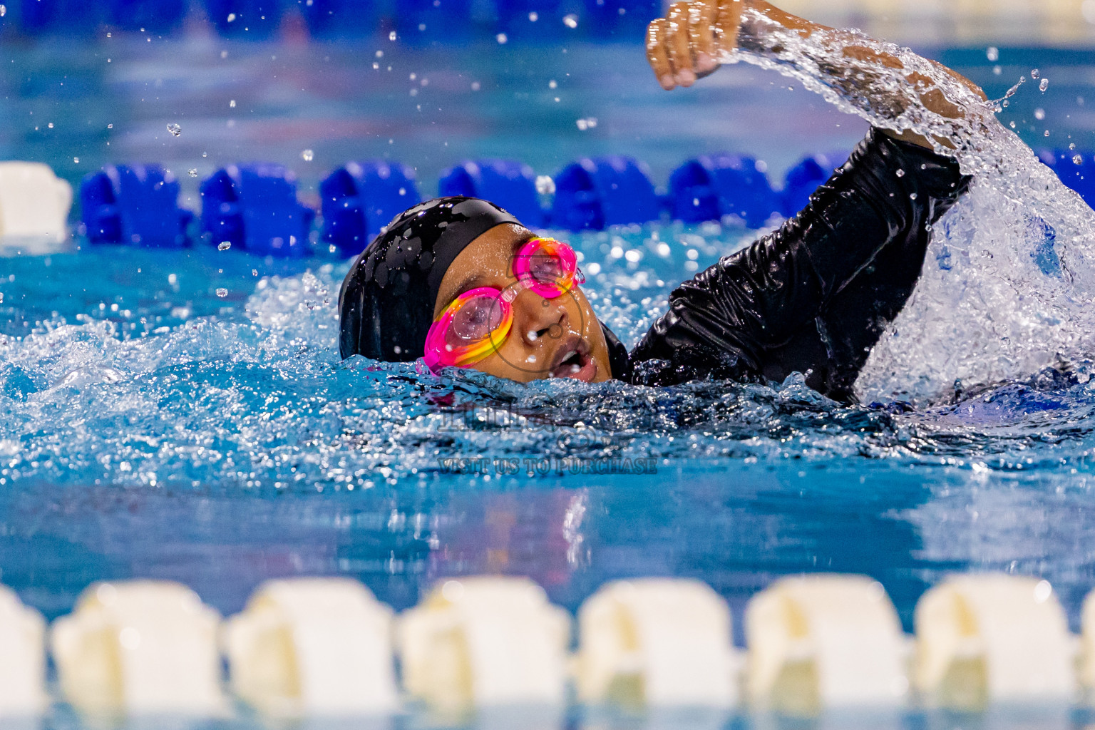 Day 3 of BML 5th National Swimming Kids Festival 2024 held in Hulhumale', Maldives on Wednesday, 20th November 2024. Photos: Nausham Waheed / images.mv