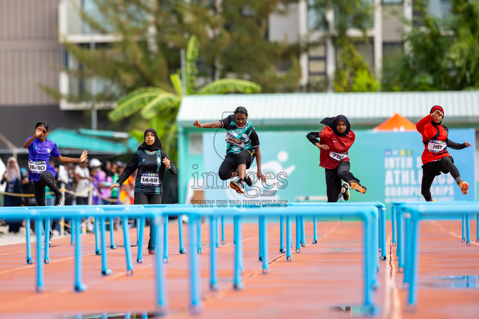 Day 2 of MWSC Interschool Athletics Championships 2024 held in Hulhumale Running Track, Hulhumale, Maldives on Sunday, 10th November 2024.
Photos by: Ismail Thoriq / Images.mv